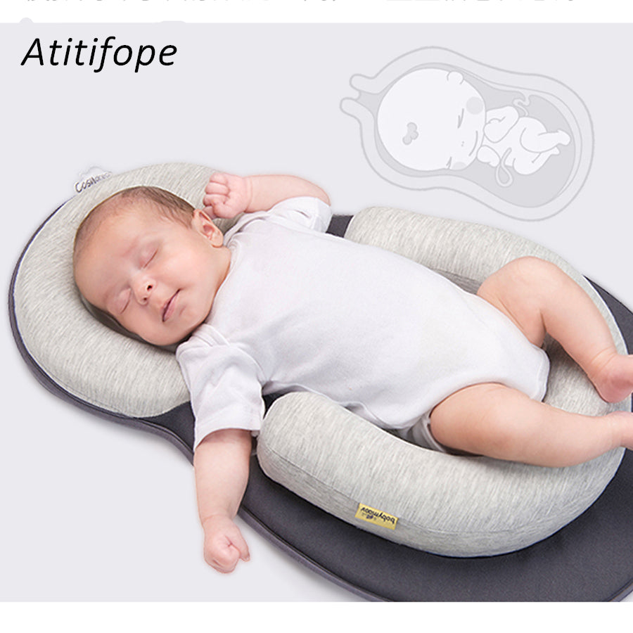 Schlafstütze - Tragbarer Schlafkorb für Baby mit optimaler Kopfstütze