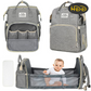 Baby Equipment Tasche - mit Babykorbfunktion und kompakter Bauweise