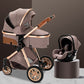 YAZOCO - Kinderwagen inkl. Babywanne (Sportsitz) und Babyschale